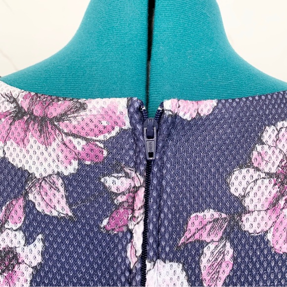 Torrid Skater Dress Purple Floral Sleeveless 16 - Picture 11 of 16